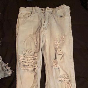 High waisted mom jeans